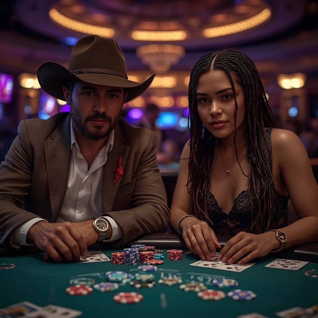 foto di due giocatori di poker CASINOMIA CASINO